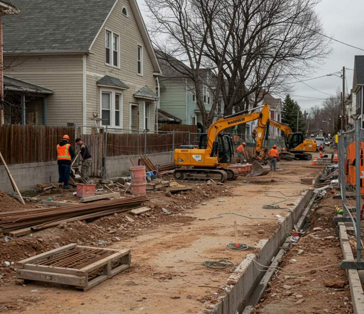 Chantier TP publics à BOGNY SUR MEUSE