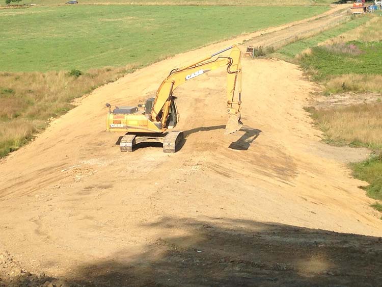 Travaux de terrassement, Bogny-sur-Meuse